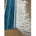 Иранский ковер QUM Silk 10008 Синий - фото №4